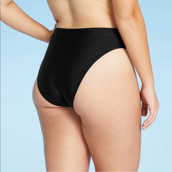 NWT Xhilaration Black Bikini Bottoms, size M - Picture 5 of 7